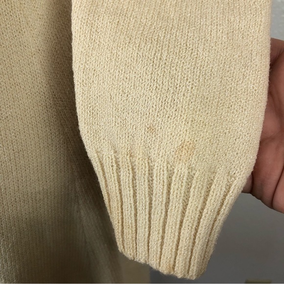 St. John Knits Vintage Cream Sweater Dress - Picture 12 of 14